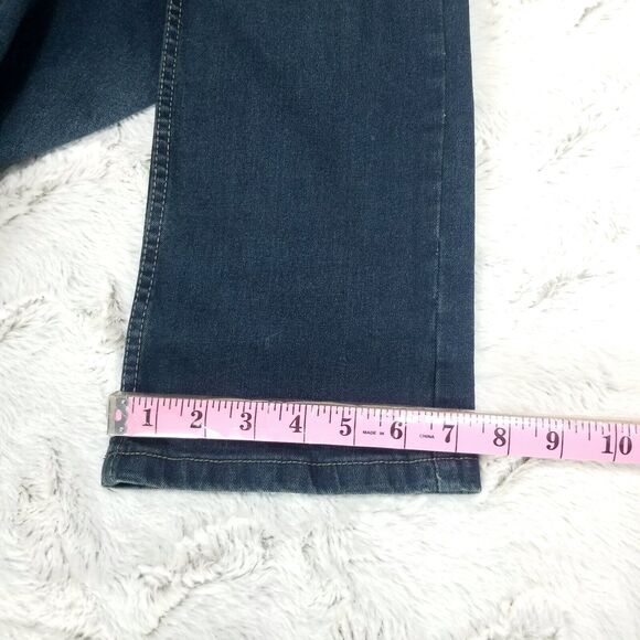 Abstract One Jeans Mens 38×32 Blue Straight Dark Wash Denim - Picture 7 of 12